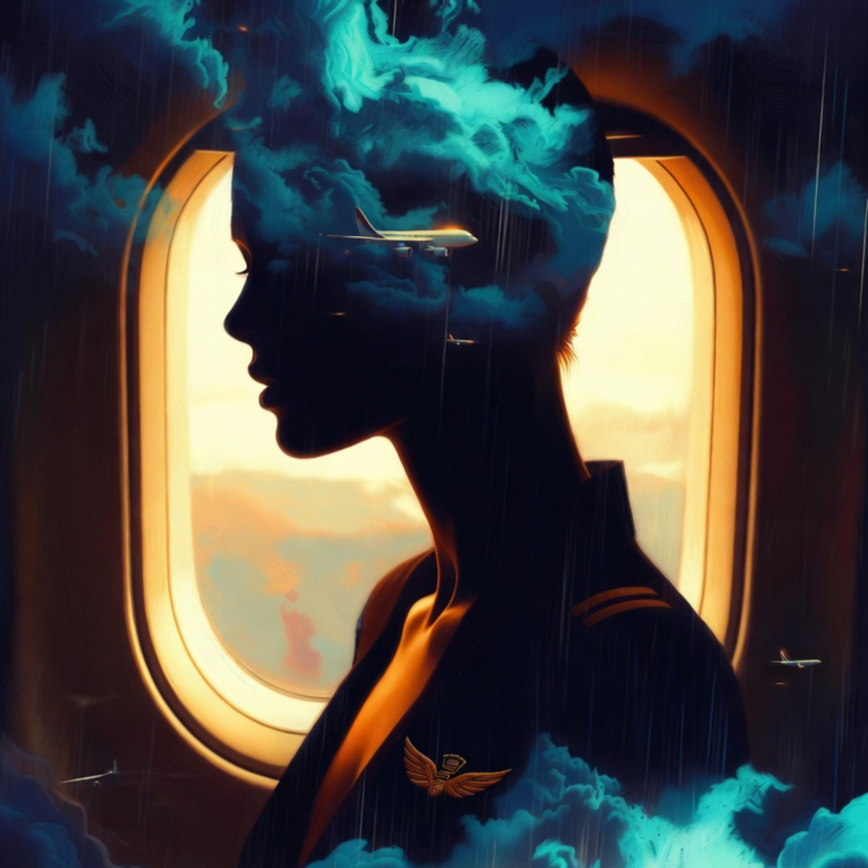 The Layover (mf, air stewardess, anal)